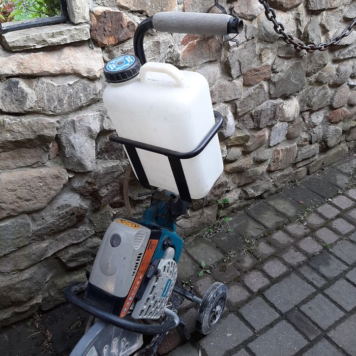 Przecinarka spalinowa MAKITA z wózkiem do betonu asfaltu kostki +WÓZEK