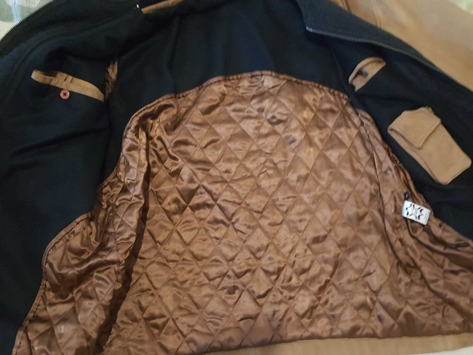 Куртка кожаная бренд Echtes Leder.