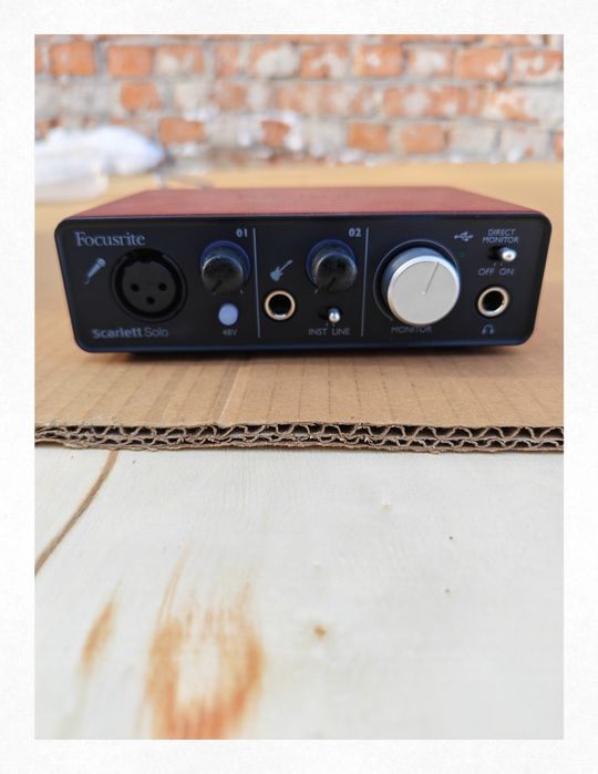 USB звукова карта Focusrite Scarlett Solo Studio USB 2-го покоління