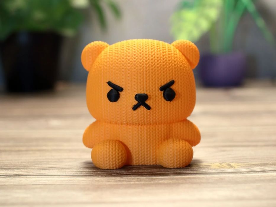 Ursos de Peluche Tricotados Rabugentos