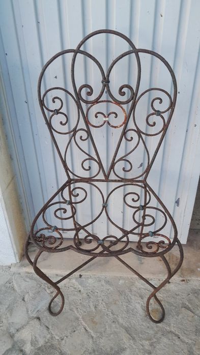 Cadeira em ferro