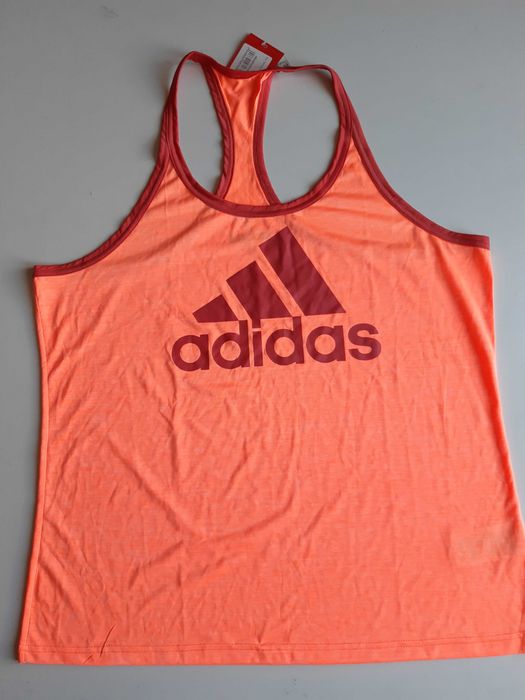 Новая женская майка от ADIDAS(оригинал),размер XL, цвет оранжевый