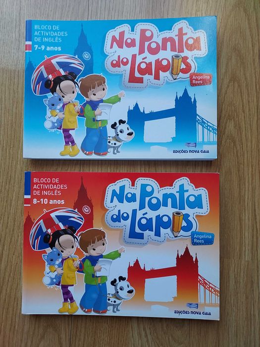 Blocos de Actividades Na Ponta do Lápis (em Inglês)