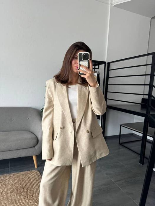 Костюм з льону новий