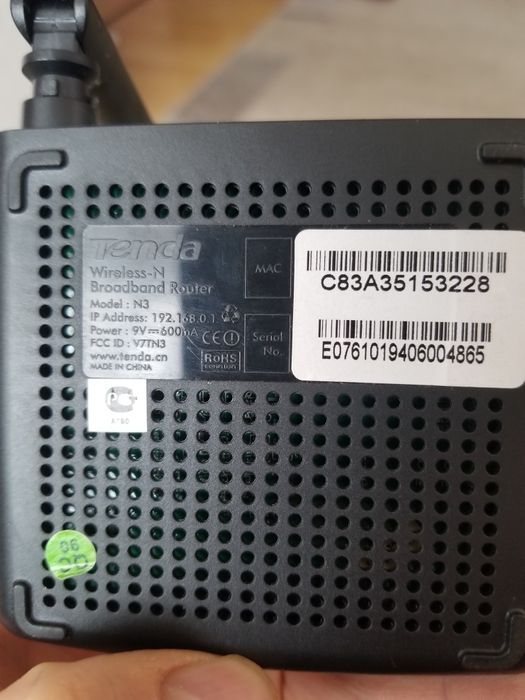 Tenda N3 маршрутизатор