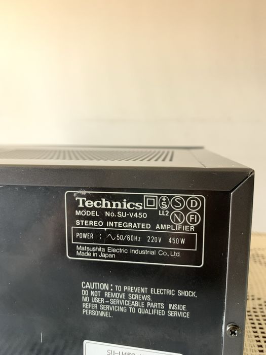Technics Amplificador SU-V450
