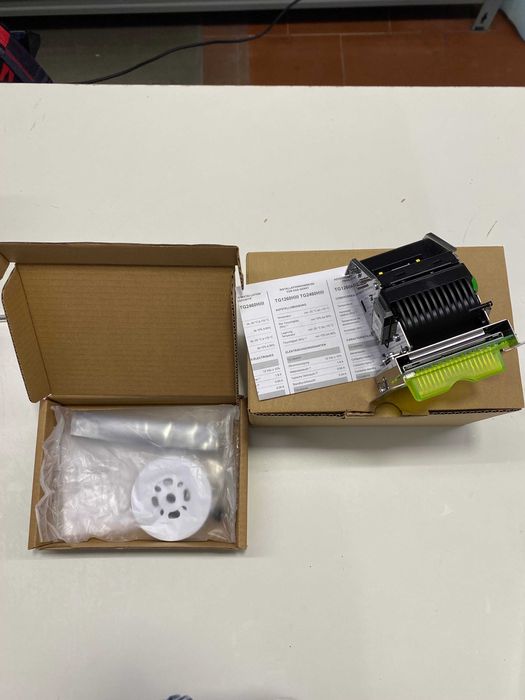 Impressora térmica Kiosk 60mm e suporte para rolo de papel