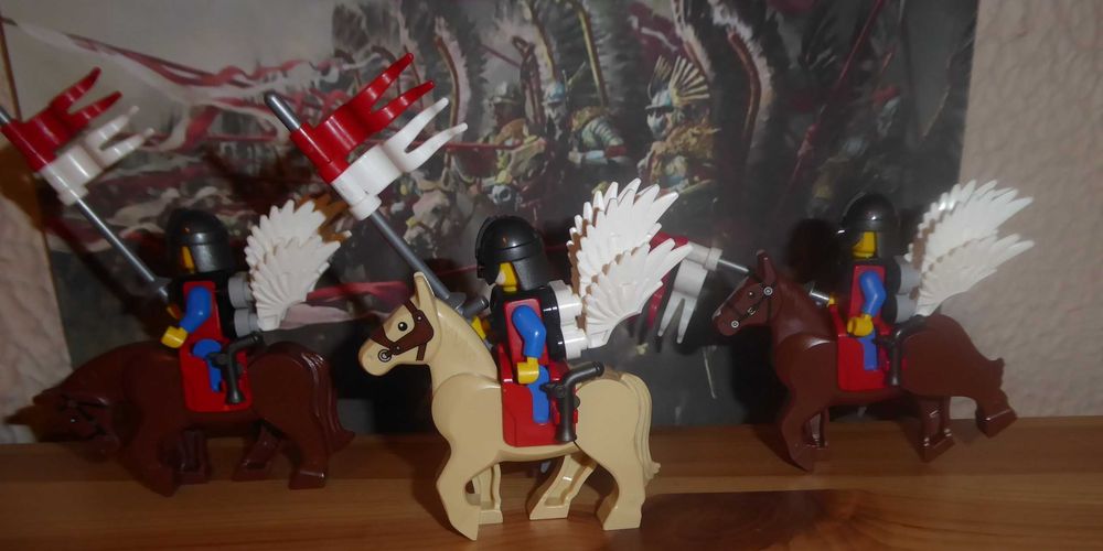 POLSKI HUSARZ, Oryginalna Figurka Lego, Rycerz, HUSARIA - POLSKA DUMA!