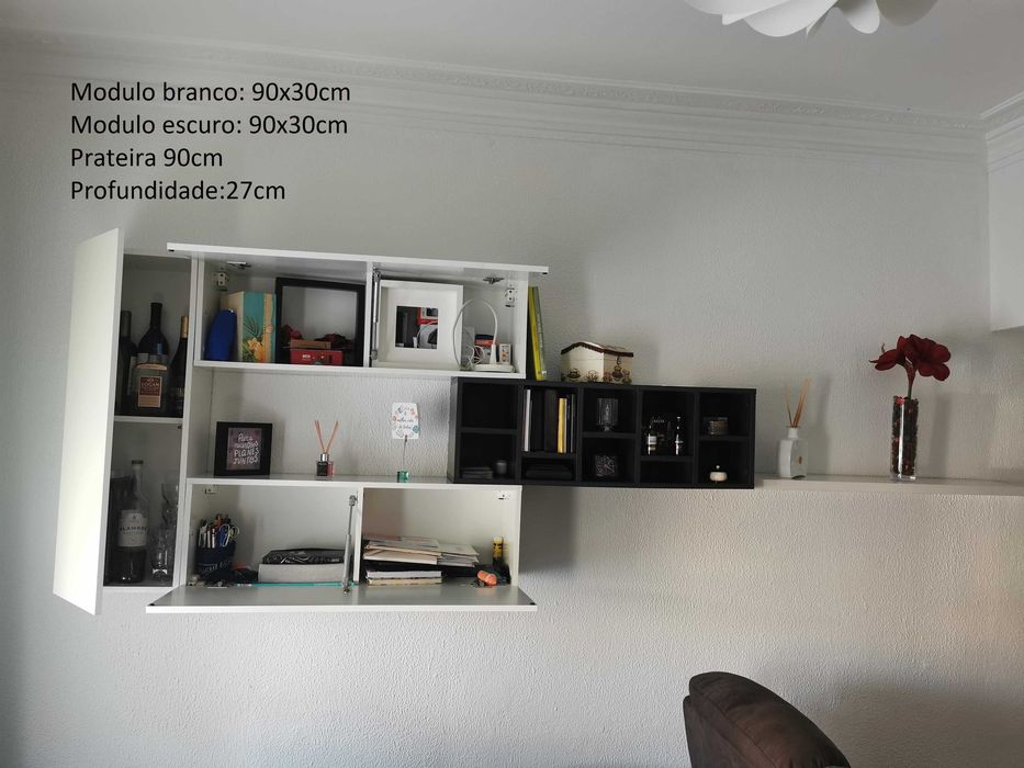 Móvel de sala de Parede
