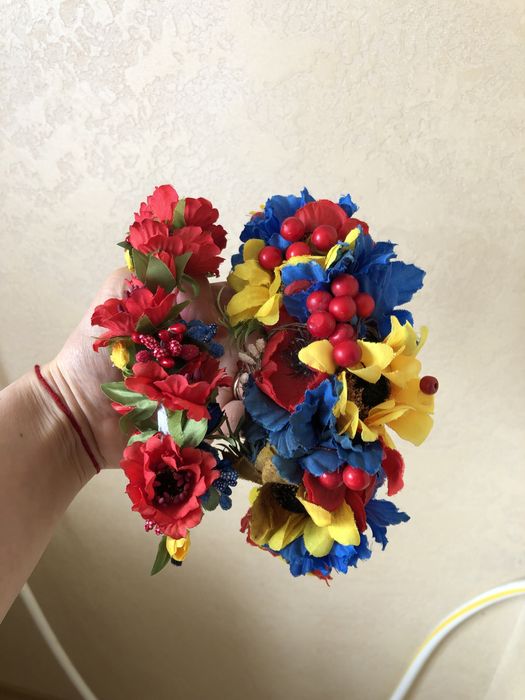 Украинские веночки ,обруч на голову