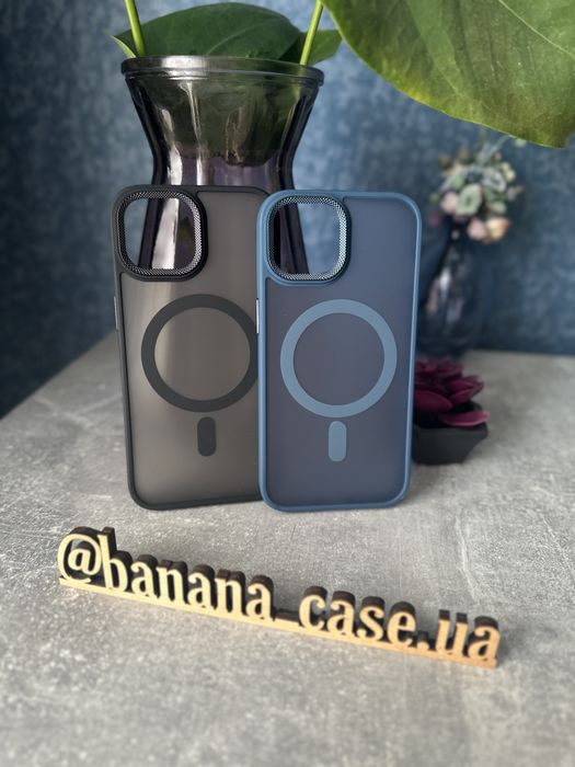 Чохол з Magsafe для iPhone 15 Pro Max / МагСейф прозрачный чехол айфон