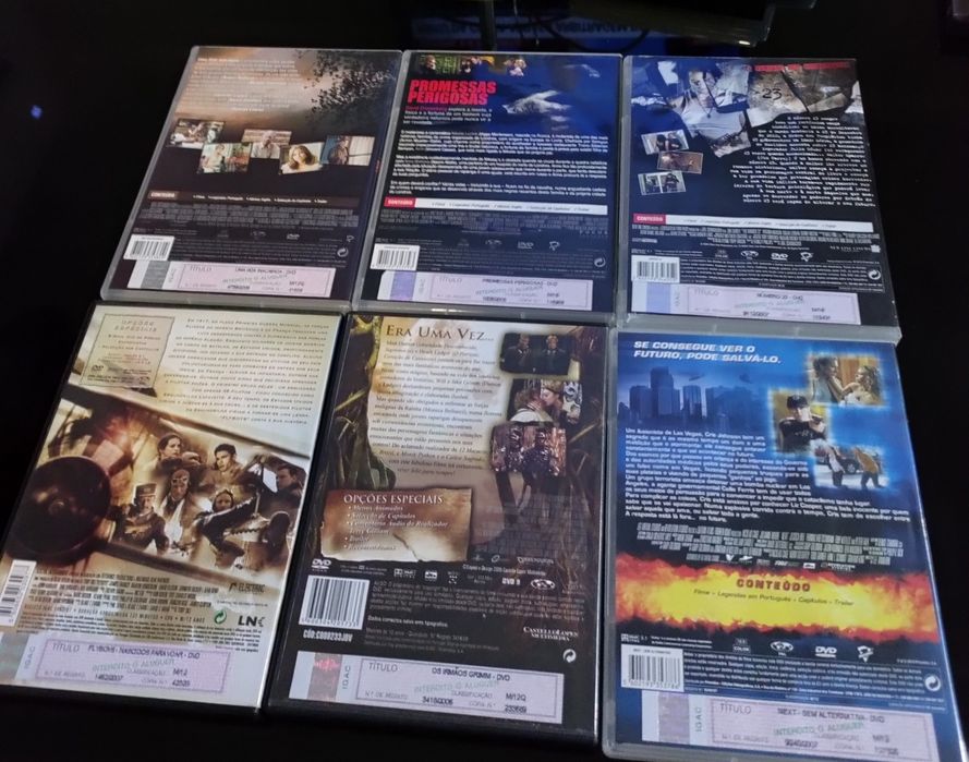 DVD originais 1€ cada