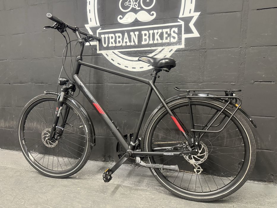 Rower miejski Pegasus Solero męski aluminium rama XL  60cm  Shimano Urban Bikes