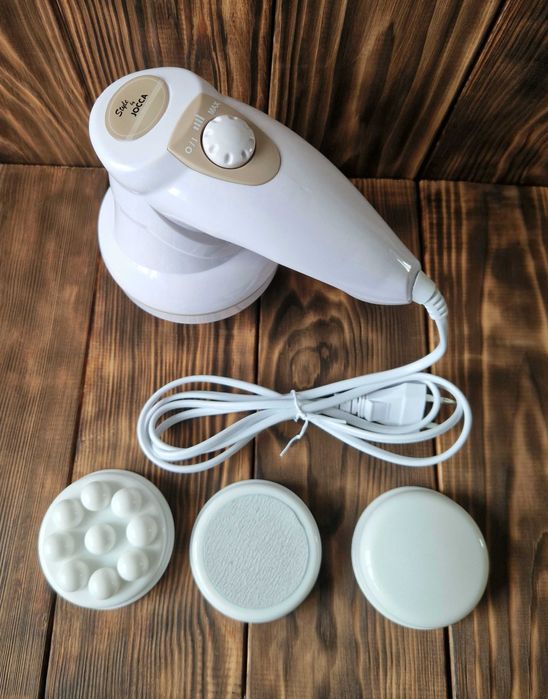 Elektryczny masażer ręczny JOCCA 5 koncówek
