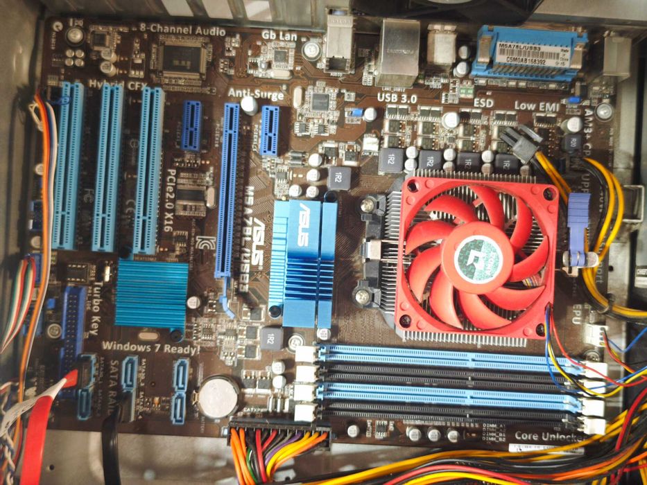 Komputer PC FX-6100 / 16GB RAM / RX 580 4Gb / SSD 240 Gb