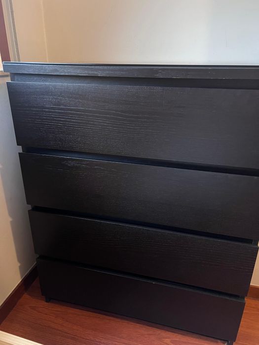Cama MALM IKEA com estrado