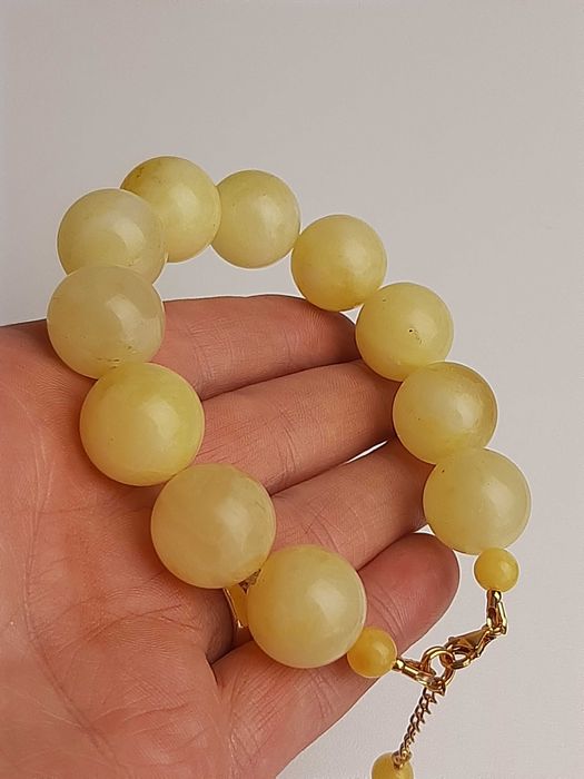 bransoletka z bursztynu