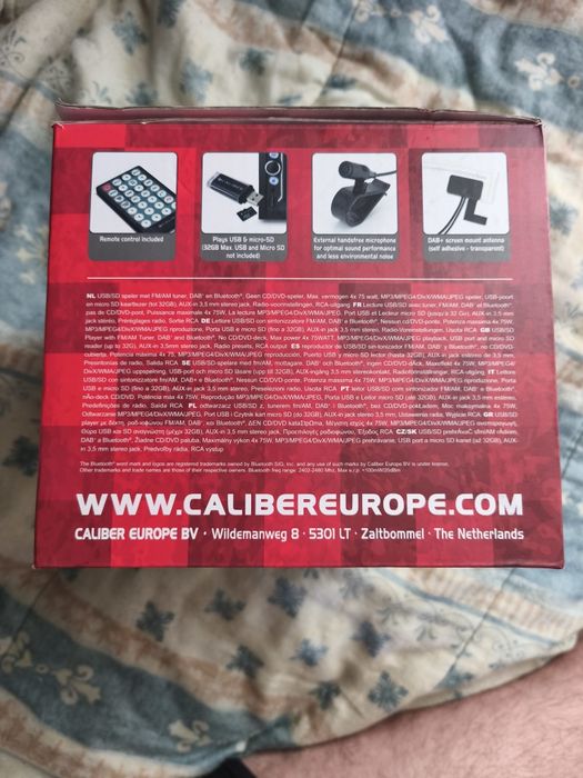 Auto-rádio Caliber RMD 804DAB-BT (2 DIN) - Ecrã Tátil, Bluetooth e DAB+