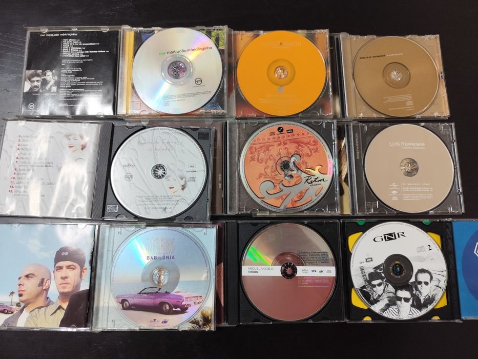 Lote de 9 CDs de Música Portuguesa