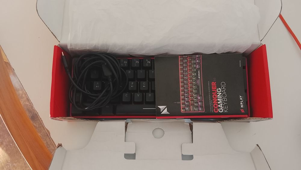 Teclado mecanico RGB 7 modos de leds