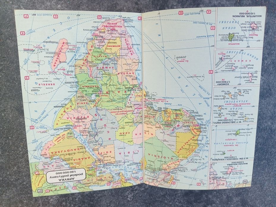 Stary Popularny Atlas Świata 1978 Aleksandrów Kujawski • OLX.pl