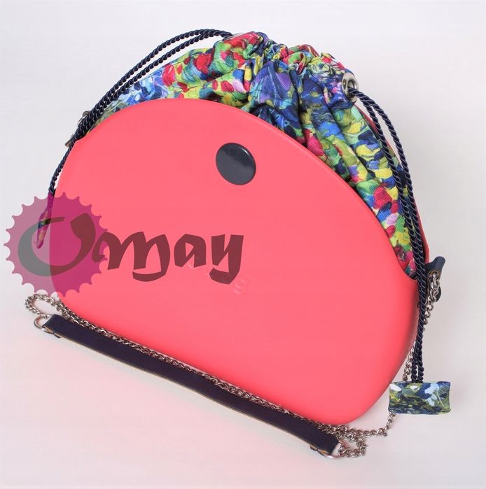 organizer OBAG MOON LIGHT worek akwarela granat 2 kieszenie komin OMAY