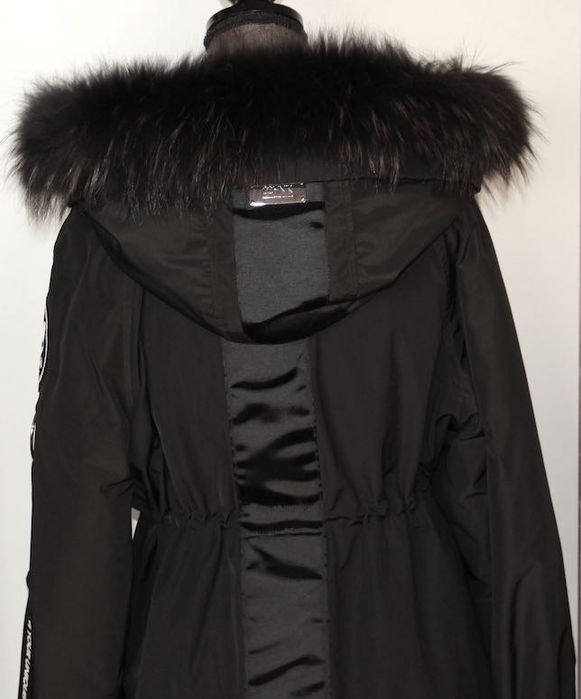 OCHNIK płaszcz kurtka parka 36 s xs m czarna whisper wellensteyn