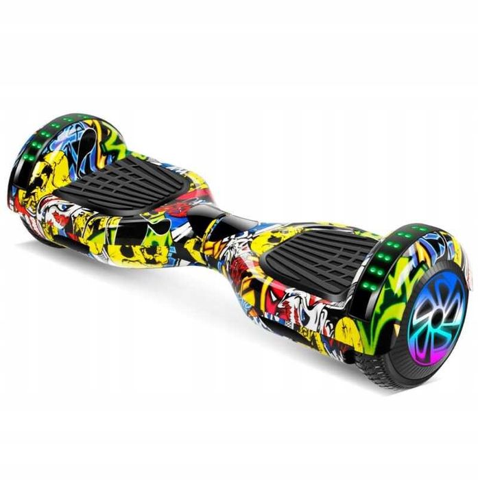 Deskorolka elektryczna hoverboard 6,5' cala deska bluetooth głośniki yellow