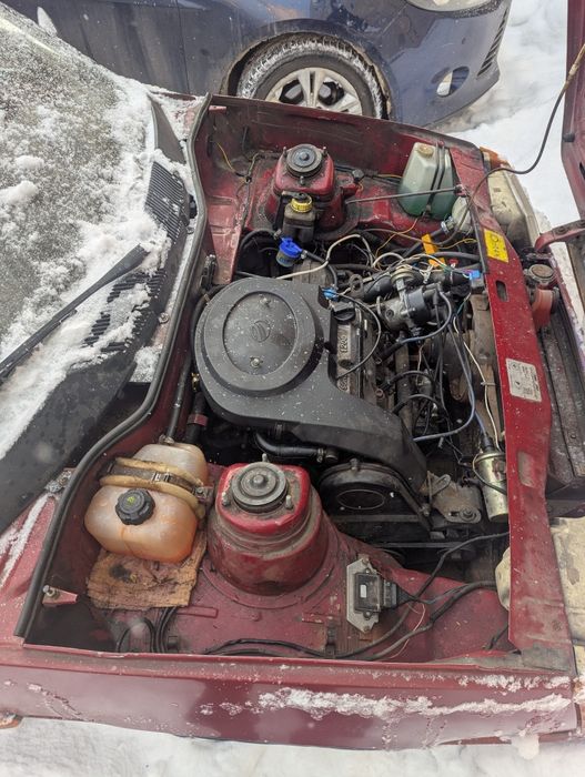 Славута на ходу бензин