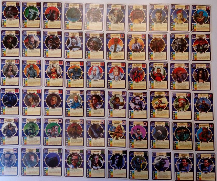 Doom Trooper - Super Kolekcja 60 Wojowników - wszystkie karty PL.