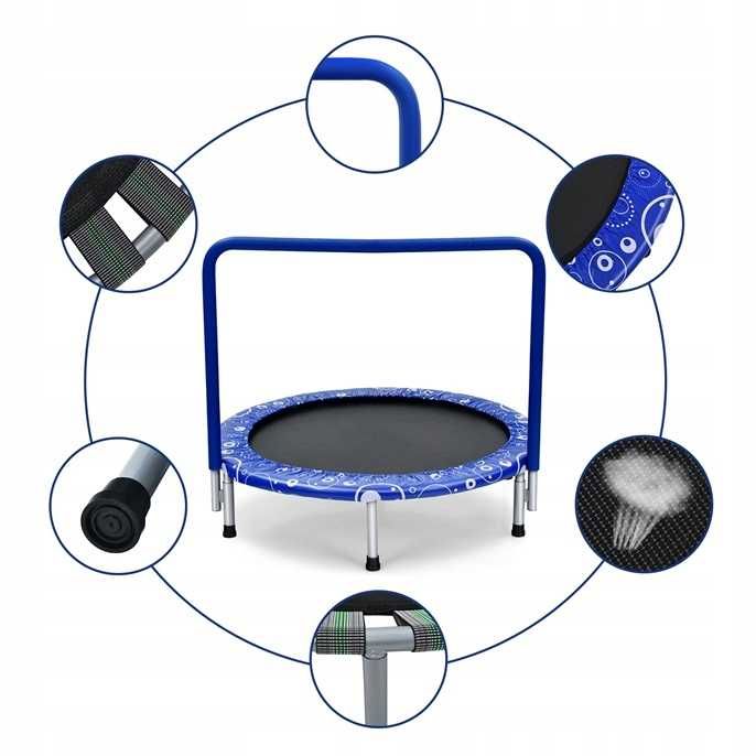 Trampolina z uchwytem dla dzieci