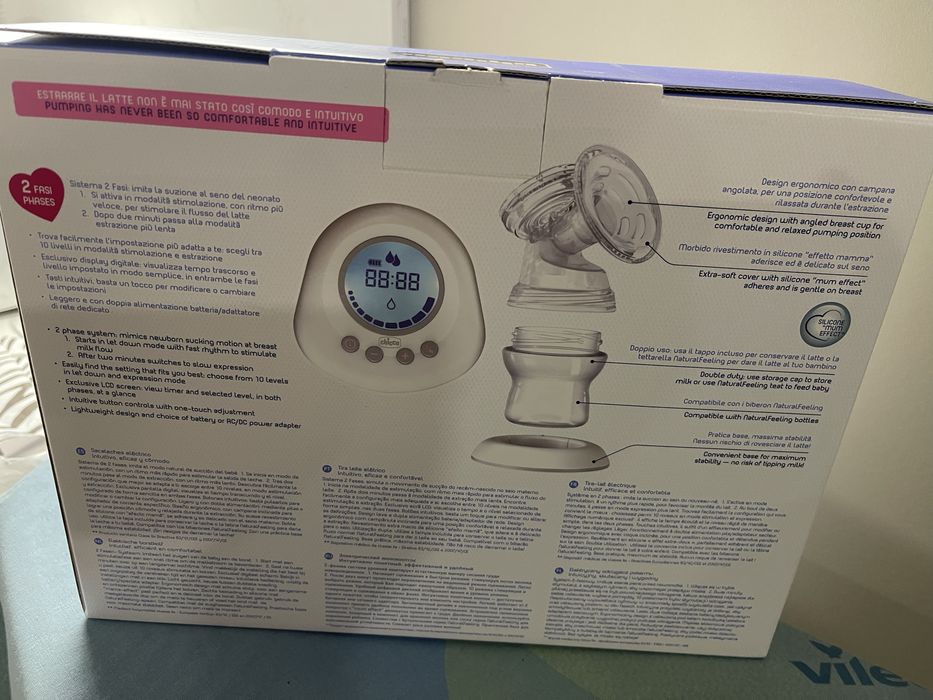 Bomba de tirar leite automatica como nova