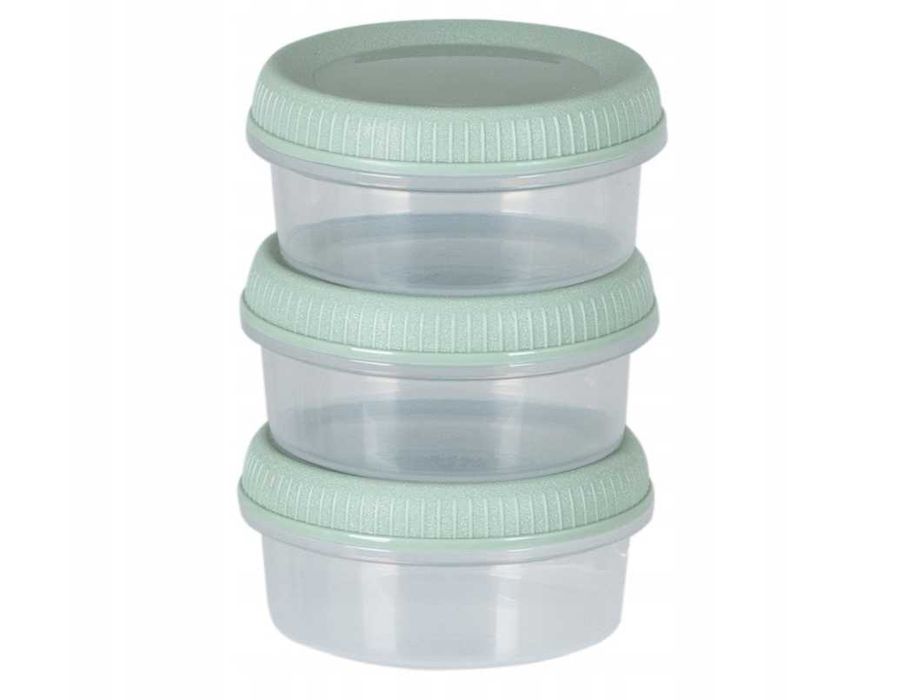 Zestaw 3 pojemników na sos Smart To Go Eco Line 3 x 0,8 l CURVER