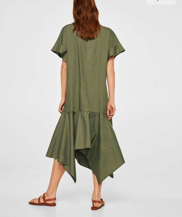 Платье летнее Mango размер Л 100% хлопок