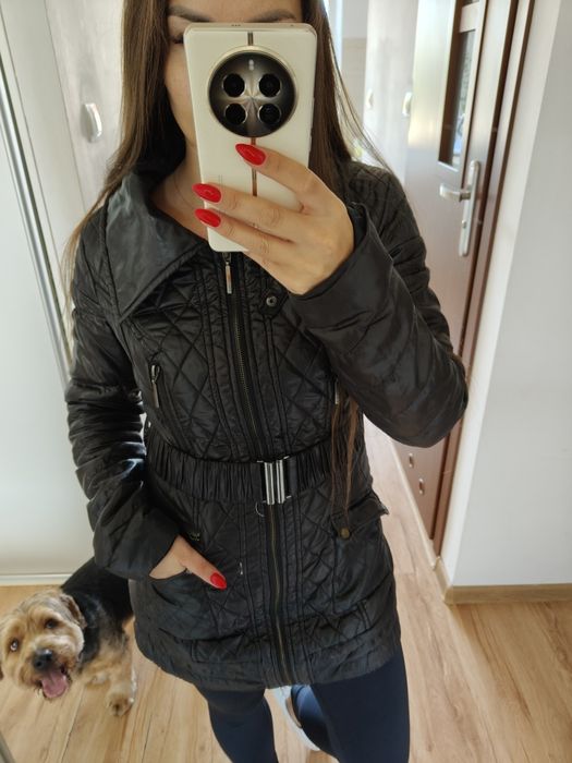 Czarna kurtka tally weijl 36 pikowana