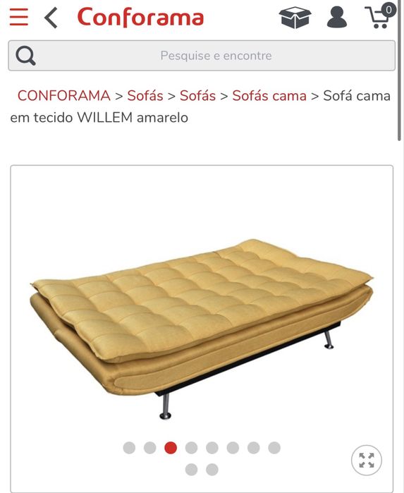 Sofá cama 3 lugares