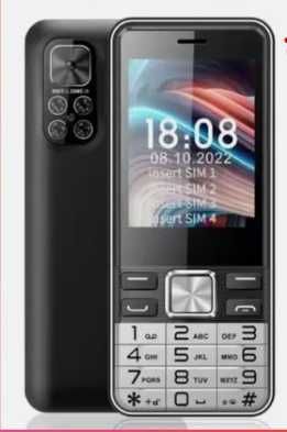Telefon SERVO S5630 Pro/2,8"/4 karty SIM