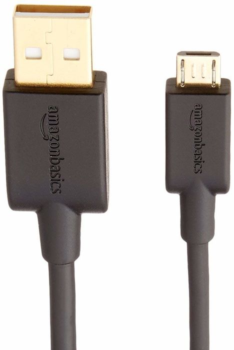 outlet kabel amazonbasic usb - microusb typ b 3 m czarny czarny