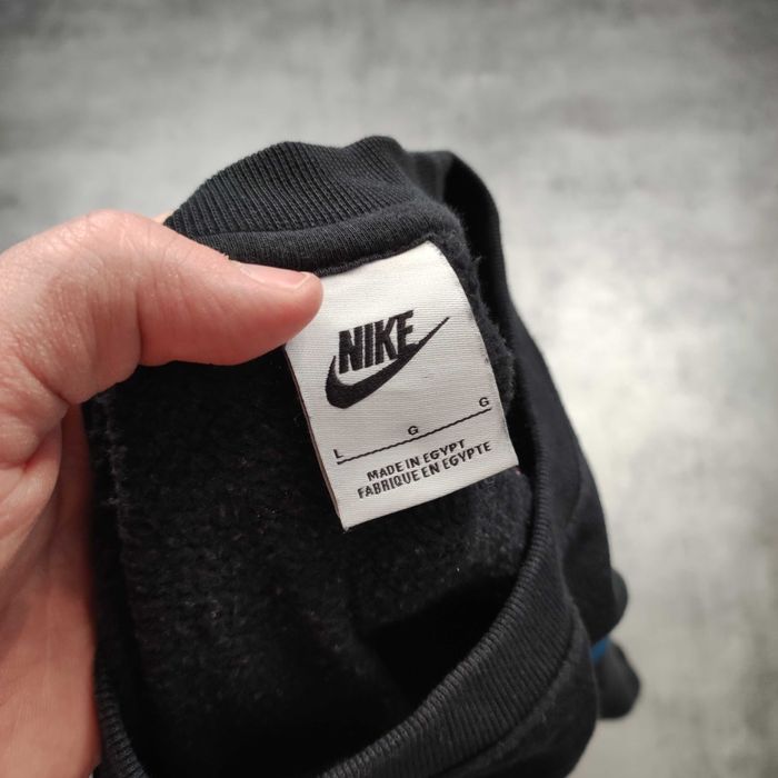 MĘSKA Bluza Bawełna PREMIUM Sportswear Haft Logo Dresowa Nike Active