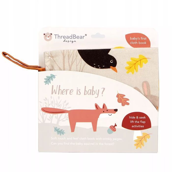 Książeczka WHERE IS BABY, ThreadBear Design. Pozostałe (ThreadBear Design)