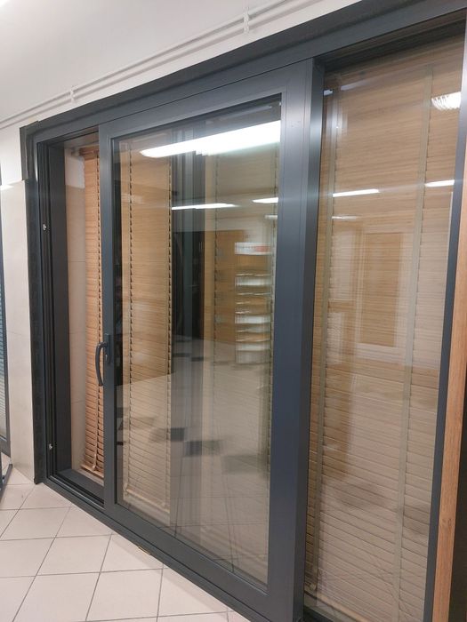 Okna przesuwne HST aluminiowe oraz PSK pcv