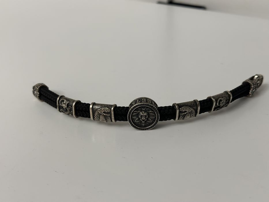 Серебряный браслет " ЛЕВ"