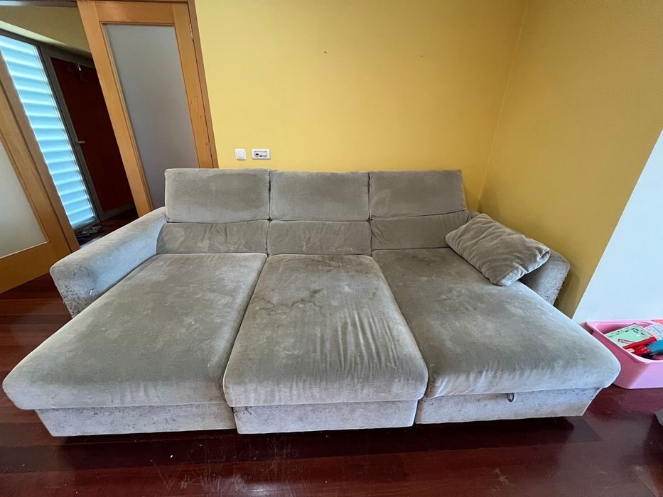 Sofa-cama 3 lugares c chaise