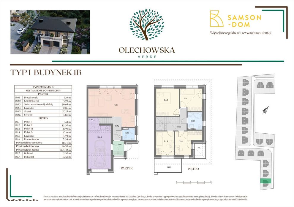 5-pokojowy dom 116m2 + ogródek Bezpośrednio