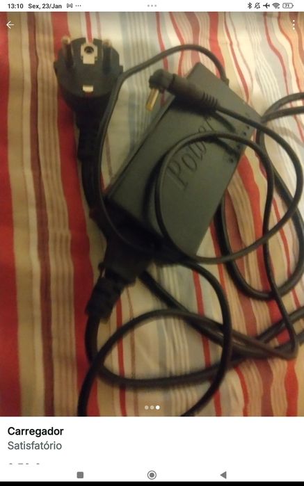 Carregador em bom estado
