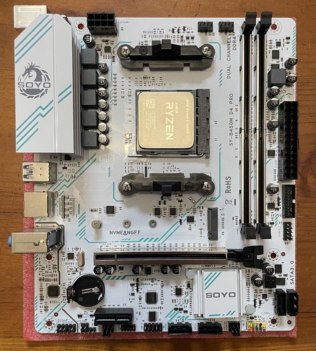 Комплект AMD Ryzen 5 2600x  B450M Pro