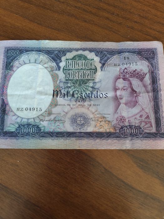 Nota muito antiga e em bom estado