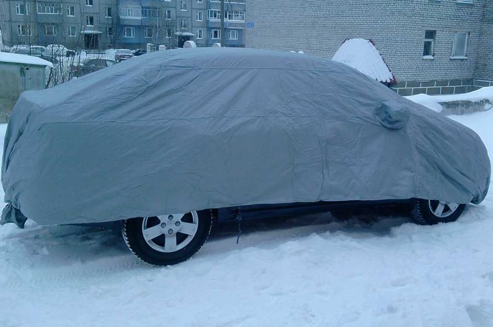 Тент / Чехол на авто зимний, защитный от снега, на лобовое стекло