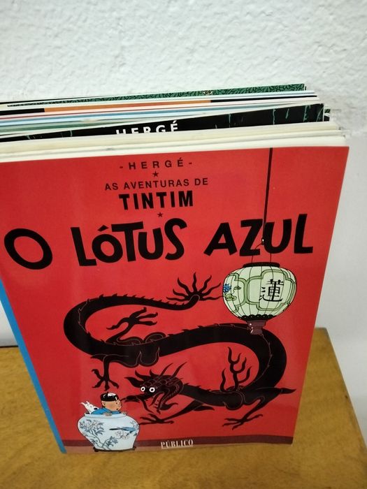 Tintin.  Livros.