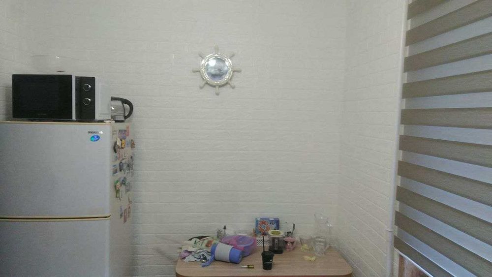 3д панели самоклеящиеся от производителя, белый кирпич 70*77 см L